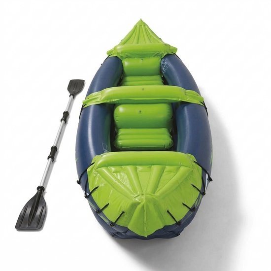 Lomera Opblaasbare Kajak 2 Persoons - Opblaasbare Kayak 2 Persoons - 2 Persoons Kajak - 2 Persoons Kayak - Opblaasboot Kajak - Opblaasbare Boot 2 Persoons - Kajak Set - Kajak met Peddel
