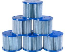 AREBOS Filterpatronen - 6x vervangende filters voor spa whirlpools