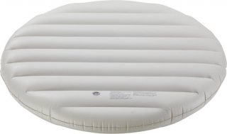 AREBOS Opblaasbare Thermische Hot Tub Cover Ø130 cm Isolerend PVC Energiebesparend Weerbestendig voor 4 Personen