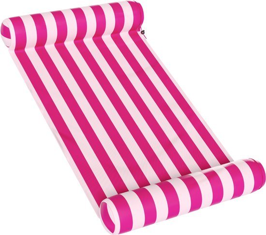 Travelly - Luxe Waterhangmat - Hangmat - Luchtbed - Luchtmatras Zwembad - Waterspeelgoed - Water hangmat - Roze