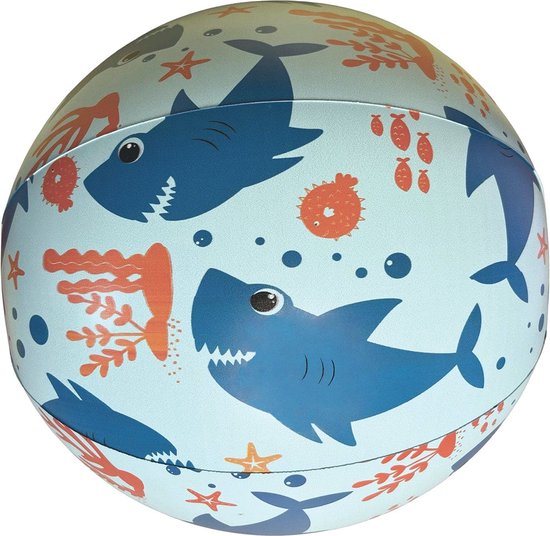 Swim Essentials Strandbal Opblaasbaar - Haaitjes - Ø 51 cm