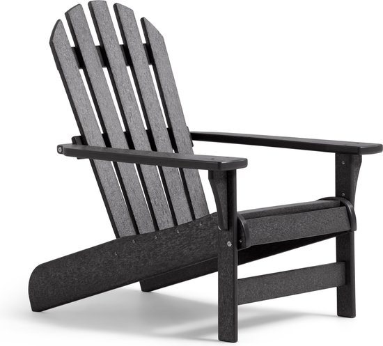 Keter Tahoe Adirondack Premium Tuinstoel - 88,9x71,76x93,35cm - Gerecycled Hoogwaardig HDPE kunststof - Grijs