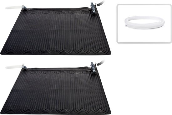 Intex Solar warmtematten - 2 stuks (2 stuks = voor pompen tot 1.250l/h) + 1 extra darm 32mm (150cm)