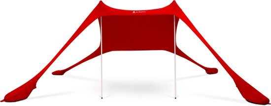 G-RAFFA Strandtent & Schaduwdoek (2x2m)– Snel Opgezet, Lichtgewicht & UPF 50+ Zonnescherm