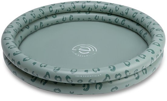 Swim Essentials - Baby Zwembad - Ø 100 cm - Groen Panterprint