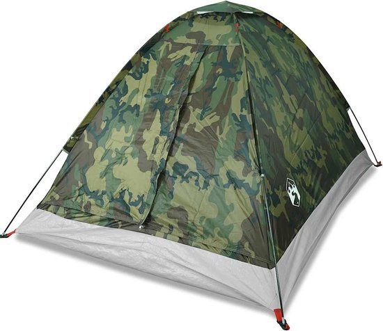 vidaXL - Koepeltent - 2-persoons - waterdicht - camouflage