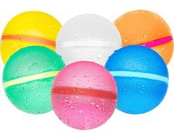 TTD® Herbruikbare Waterballonnen Zelfsluitend - 6 Stuks - 16 Magneten - Zachte Siliconen - Milieuvriendelijk - Voor Kinderen en Volwassenen
