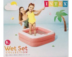 Intex Kinderzwembad Roze - 85x85x23cm