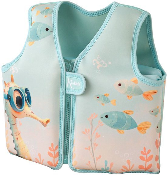 Zwemvest kind - Drijfvest peuter - Mintgroen 15-19 kg / 2-3 jaar
