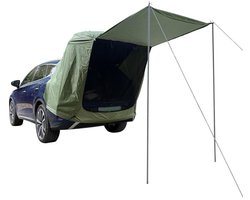 Auto Campingtent - Achtertent Auto - Kofferbak Tent - Tent Voor Auto - Autotent - Auto Tent Met Luifel - Makkelijke Installatie - Waterbestendig - Scheurbestendig - Geschikt Voor SUV - Outdoor Camping Tent - Ideaal Voor Roadtrip En Festival