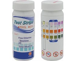 Zwembad en Jacuzzi teststrips - Chloor en pH-waarde - 50 stuks