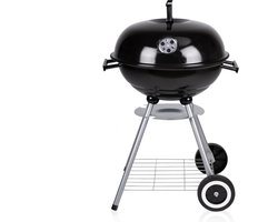 Lone Star Barbecue - Houtskool BBQ - Kogel Barbeque - Geïsoleerde Handvaten - Ontluchtingssysteem - Verwijderbare As Opvangbak