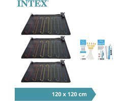 Intex - Zwembad verwarming - 3x Solarmat & WAYS Reparatieset en Teststrips