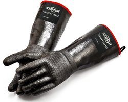 BBQ-Handschoenen Hittebestendig XL - Voor Grill Roker Koken Pit Barbecue - Waterdicht Oliebestendig - Makkelijk Schoon Te Maken - 43.2cm bbq accessoires