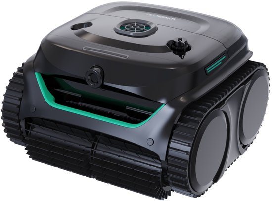WYBOT C2 Vision Snoerloze Zwembadrobotstofzuiger, Vuildetectie met AI-camera, 8-in-1 Hoofdreiniging, Tweelagige Filtering, Borstelloze Motoren voor Krachtige Zuigkracht,voor Zwembaden tot 1940m²,Zwart Groen, Bijgewerkte Nederlandse gebruiksaanwijzing