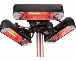 Valetti elektrische parasol heater & terrasverwarmer - 2400w