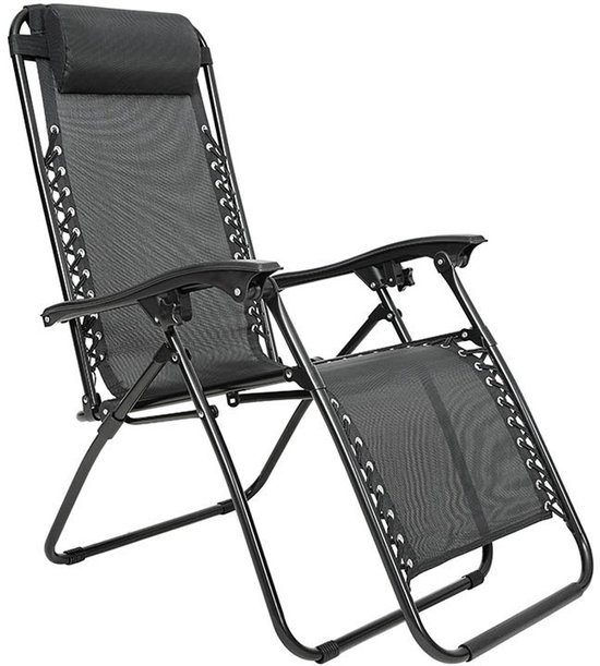Feel Furniture - Buiten ligstoel - verstelbaar - Zwart