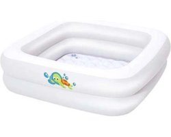 Bestway - Babyzwembad met Opblaasbare Bodem - 86 x 86 x 25 cm