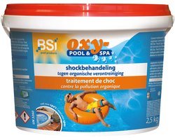 BSI - Oxy-pool & Spa - Schokbehandeling en vernietiging van organische verontreiniging in het water - Zwembad - Spa - 2,5 kg