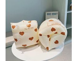 Opblaasbare Zwembandjes Voor De Armen - Hartjes - Meiden - 3 tot 6 jaar
