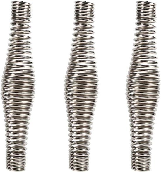 BBQ-accessoires met veerhandvat voor houtkachel, roestvrijstalen barbecuegrill met veerhandvat, barbecue-accessoires met veerhandvat voor kachel (11 cm)