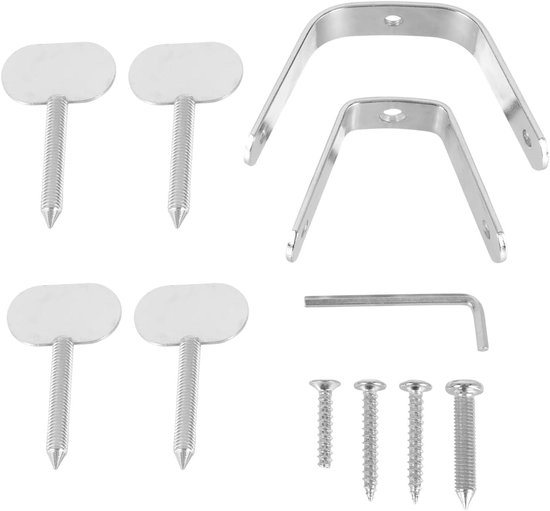 1 accessoireset voor hamhouder van metaal - inklapbaar en handig - barbecue-accessoires - houder voor Spaanse ham - snijden gemakkelijk gemaakt.