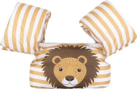 Swim Essentials - Jumper leeuw - Zwemvest - Drijfvest kind - Reddingsvest - 2-6 jaar - Foam - oranje - wit