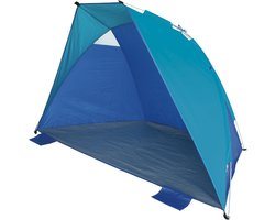 Strandschelp Blauw/Turquoise met UV40 Bescherming en Ventilatie