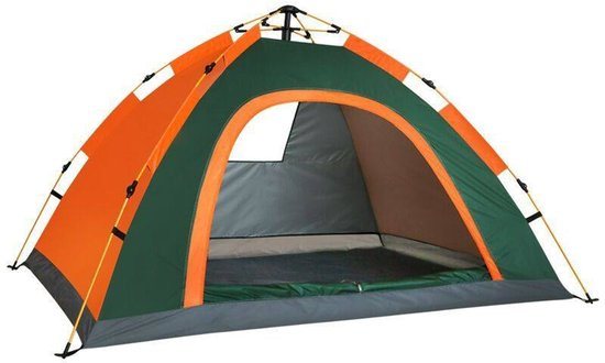 RezReady Kampeertent 1-2 kinderen/volwassenen– maat 200x140 cm – Vierseizoen, Waterdicht & Snel te Openen