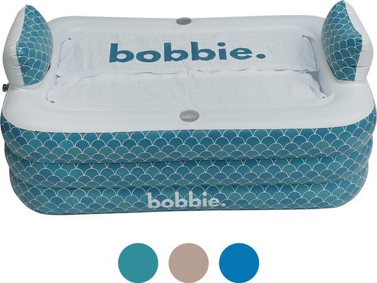 bobbie. bohemian - Opblaasbaar ligbad voor 2 personen - incl. afdekzeil - zwembad geschikt voor binnen en buiten - ijsbad - zitbad - bath bucket - opvouwbaar bad
