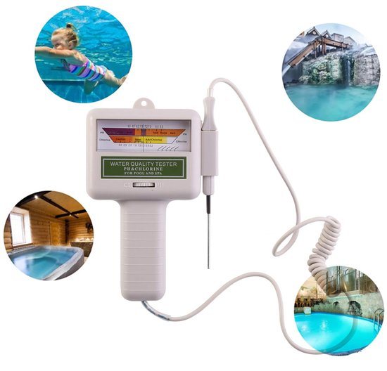 Zwembadtester - Watertesters - aterkwaliteitstestpen - Waterkwaliteitsmeter - pH Meter Zwembad - Zwembadonderhoud