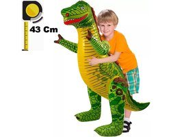 Henbrandt - Opblaasbare T-Rex Dinosaurus - 43 Cm - Opblaasdier - Opblaasfiguur Trex Dino