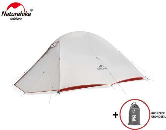 Naturehike® Cloud Up 2 PRO - 2 persoons tent - Ultra Lichtgewicht tent - Incl. grondzeil - 20D 3000MM - Outdoor - Waterdicht - Hiking & Wandelen
