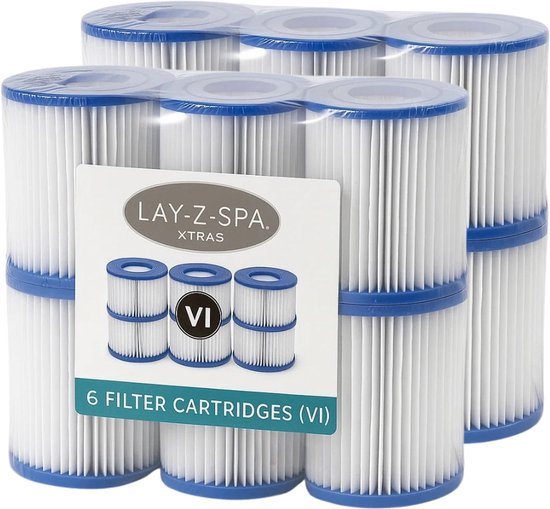 Bestway Lay-Z Spa filter cartridge type VI 12 filterpatronen - set van 2x6=12 stuks