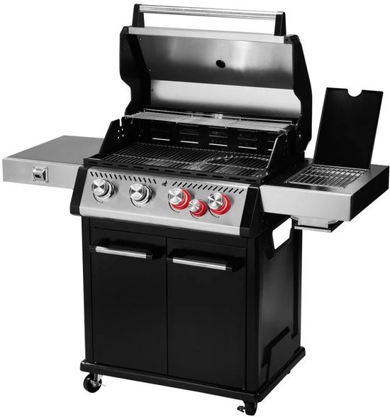 Grillmeister Memphis Gas BBQ 5 Branders - 4 branders + 1 Warmhoudplaat - Buitenkeuken - Grote BBQ