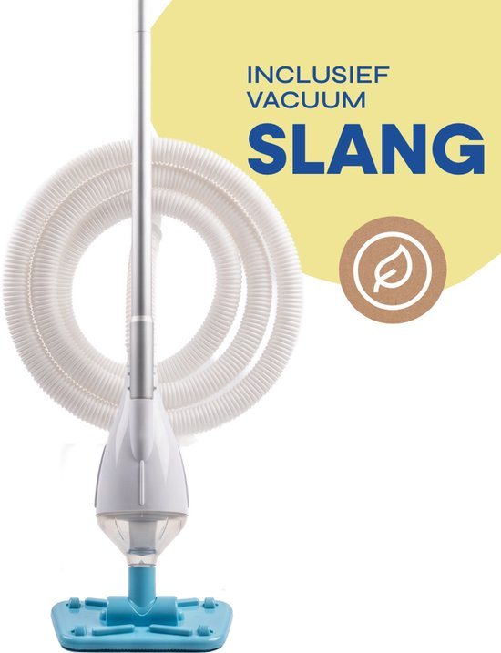 LIVIN' Zwembad Stofzuiger Aquacrawl - Zwembadstofzuiger - Krachtige Stofzuiger voor Spa en Zwembad - Draadloos - Bodemzuiger zwembad - Zwembadstofzuiger Vacuum - Zwembadreiniger - Uitbreidbaar Met Stang - Blauw