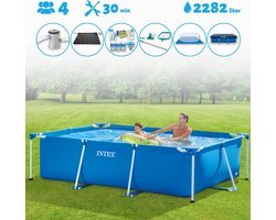 Intex Zwembad - Rechthoekig - 260 x 160 x 65 cm - Blauw