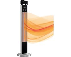 Aironex Terrasverwarmer Elektrisch - Infrarood Heater Staand - Luxe Terrasverwarmer - Energiebesparend - Infrarood Verwarming - Infraroodkachel vrijstaand - Infraroodkachel -3 Standen - Terrasverwarming -Infrarood Verwarming -Terrasverwarmers