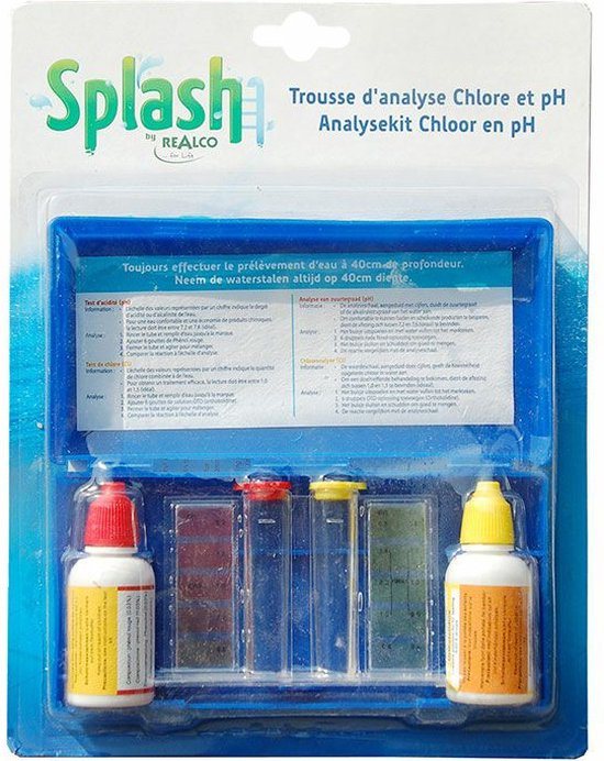 Splash - Analysekit Chloor en PH-waarde