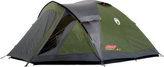 Coleman Darwin 4 Plus Koepeltent - 4-Persoons - Groen