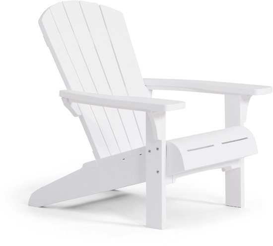 Keter Troy Adirondack Tuinstoel - 85x80x96,5cm - Wit