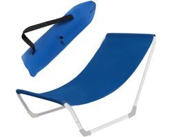 Malatec Strandstoel - opvouwbaar lichtgewicht - waterafstotende stof - blauw
