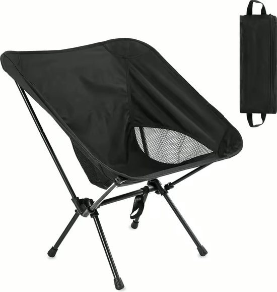 Lopoleis® Campingstoel – Campingstoel opvouwbaar – Visstoel – Vouwstoel – Strandstoel – Inklapbaar – Lichtgewicht – Outdoor Stoel – 1.4 kg