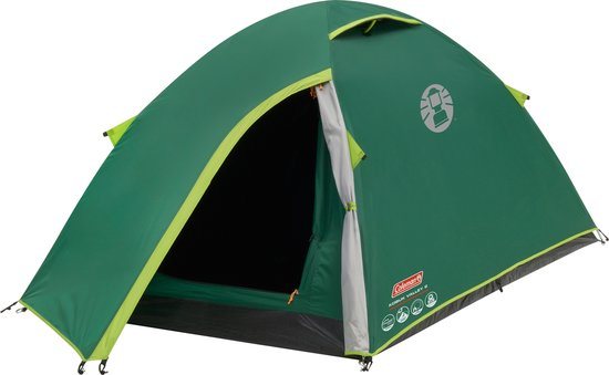 Coleman Kobuk Valley 2 Koepeltent - tent 2 persoons - verduisterende tenten - lichtgewicht tent (3,2 kg) - 4500 mm waterkolom - incl. draagtas - brandvertragend materiaal - geïntegreerd grondzeil tegen vuil en insecten - groen