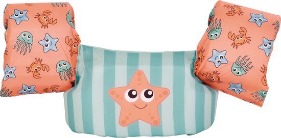 Puddle Jumper - Groen/Roze - Animal Bands - 2/6 Jaar