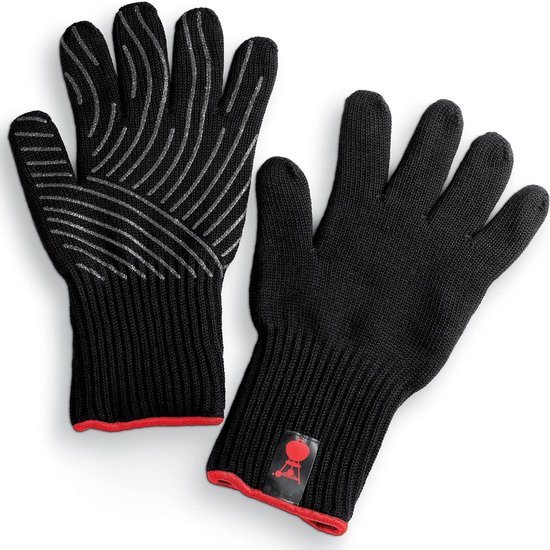 Premium Hittebestendige Weber Handschoenen - Groot Extra Groot - Siliconen Grip - Barbecueaccessoires Zwart weber bbq accessories