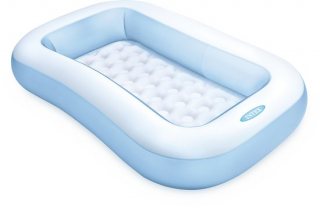 Intex Rechthoekig Opblaaszwembad Blauw - 166 x 100 x 25 cm