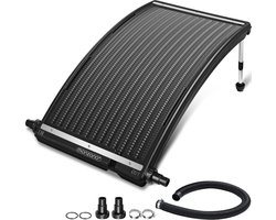 Monzana Zwembadverwarming Solar - 10000 L/h - 32&38mm – Verstelbaar