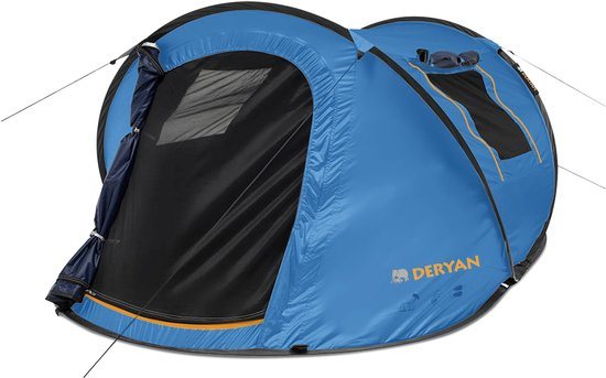 Deryan Dome Pop Up Tent - 2 pers. - 2000MM Waterkolom - UV 50+ - Navy