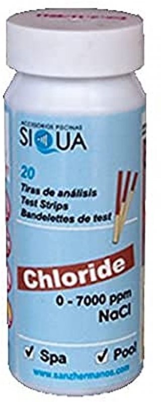 Zoutanalyse Kit voor Zwembaden - 20 Teststrips voor Zoutmeting